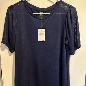 Bobeau: Navy Blue T-Shirt